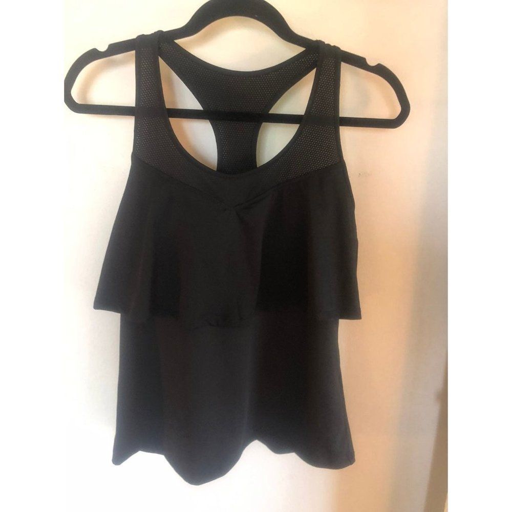 Fabletics black size large tank top